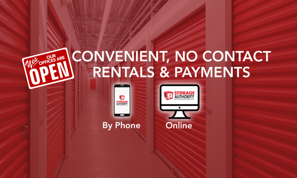 We offer "No Contact Rentals and Payments" through our website or by calling us at  732-994-5458.