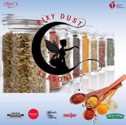 Pixy Dust Seasoning is a versatile and flavorful seasoning that can be found at various partnering locations.