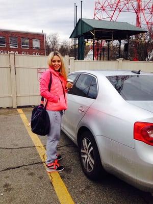 My car))) I am so happyyyy)