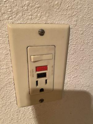 Mold on outlet