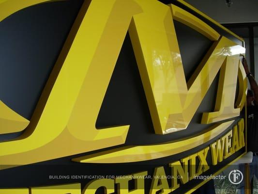 Mechanixwear signage, Valencia, CA