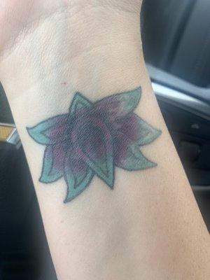 My terrible tattoo from reckless heart that I am having removed ASAP !