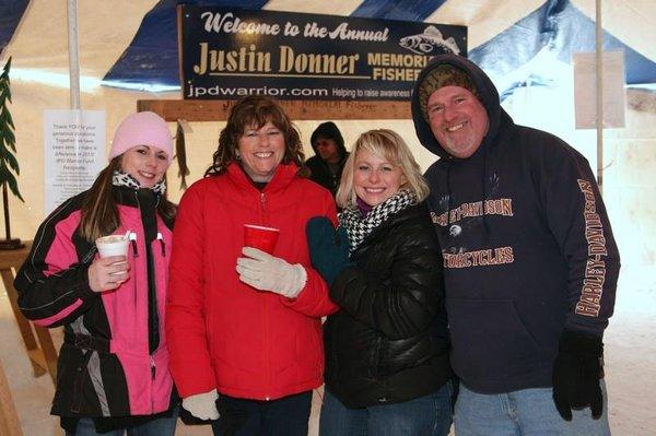 The ladies helping out at the Justin Donner Fisheree