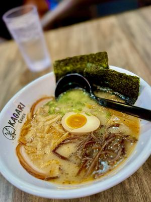 Black garlic tonkatsu ramen