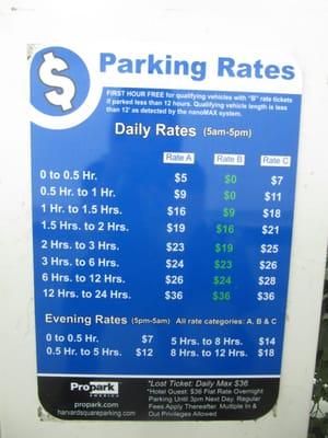 parking rates7/2013