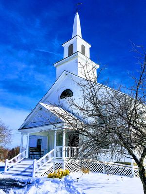 Church in winter.