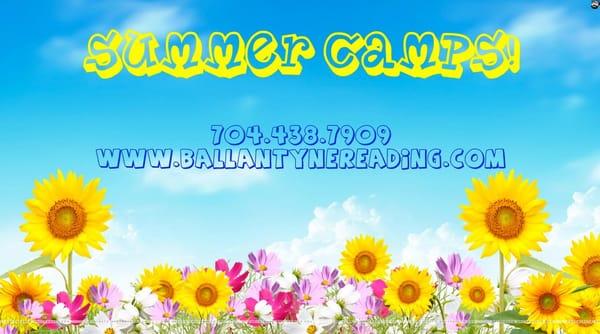 CALL NOW FOR SUMMER CAMPS!