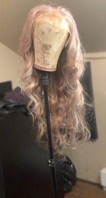 613 blonde wig customization