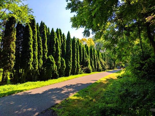 Chester Valley Trail -- at entrance from Battle of the Clouds Park