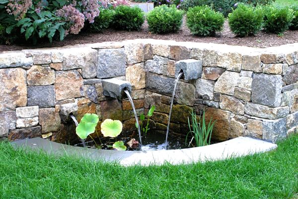 Pine Brook specializes in designing and constructing ponds, foundations, stone walls, and more!