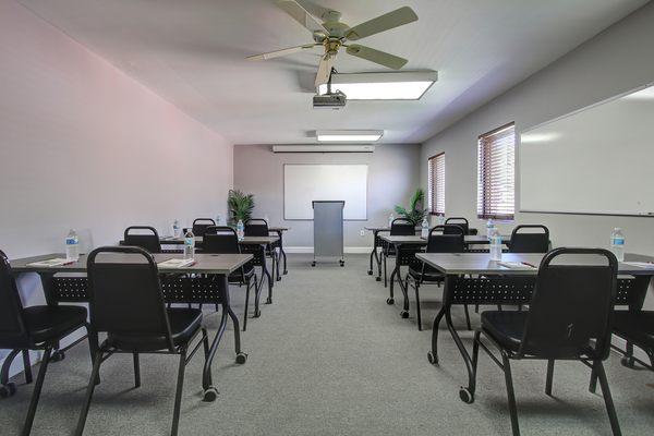 Host your meeting, training or group session in our large room. Max Cap. 20