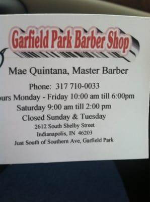 Garfield Park Barber Shop