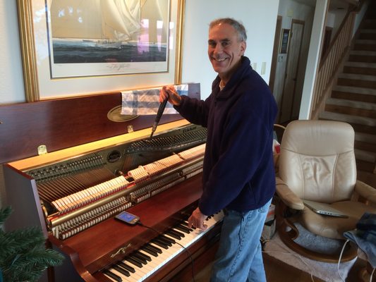 Dean does a concert tuning on all types of pianos.