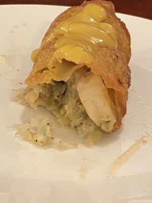 11/5/21 savory shrimp in egg roll