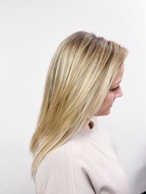 Blonde highlights