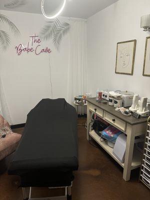 The Babe Cave! For all your waxing and skincare needs.