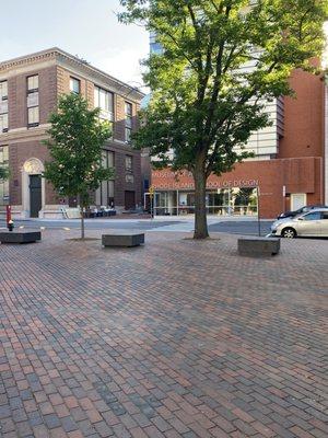 Market Square faces the RISD Museum.