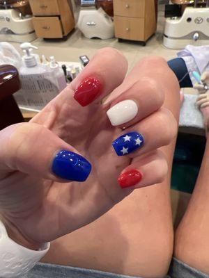 Memorial Day nails