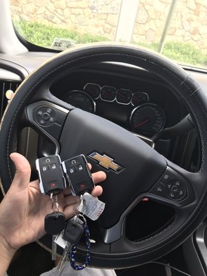 2017 Chevy Silverado Key and remote done within 30 minutes