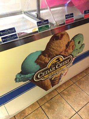 Cedar Crest ice cream