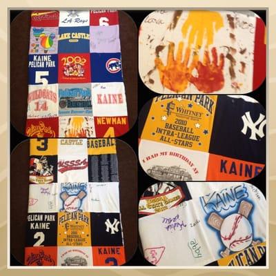 Krista's T-Shirt Memory Blankets