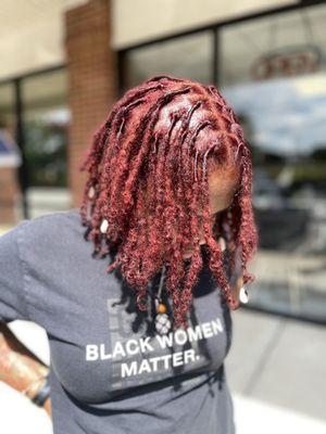 Double Process Color and Loc Retwist by Grace T.

Book It Here: gracethestylist.as.me