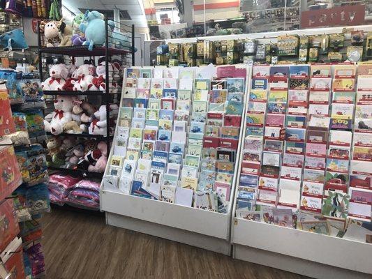 Greeting cards.