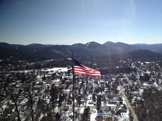 Flag pole overlook