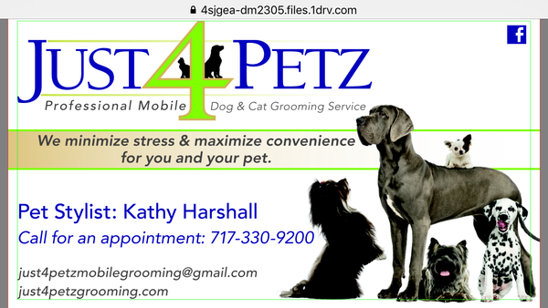 Just 4 Petz Mobile Grooming