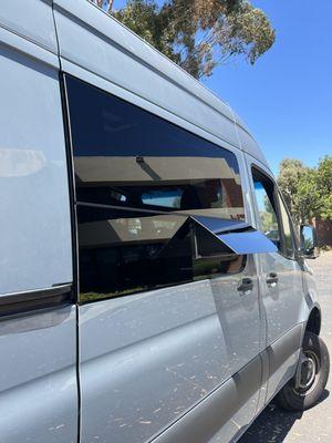 Sprinter Van Windows installation in stuff