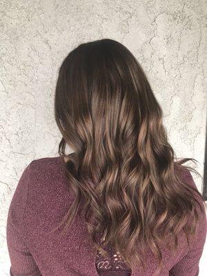 Dark brown with subtle highlights by Maya