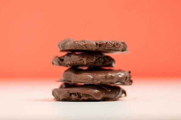 Skinny Mints!
Gluten-Free , dairy free, organic, clean, paleo mint chocolate cookies