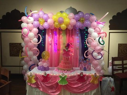 Princess theme bday party