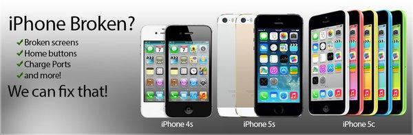 WE FIX ALL IPHONES 4 4S 5 5S 5C Se 6 6+ 6s 6s+
 Screen repair starting AT $49