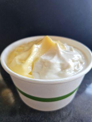 Vegan Dole Whip with Oatly Soft Serve