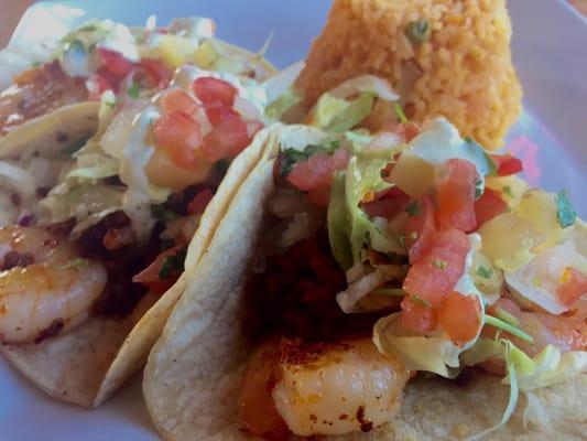 Shrimp Fiesta Tacos.