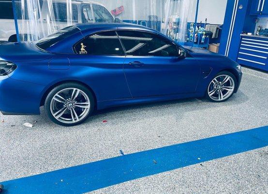 BMW M4 FULL VINYL WRAP