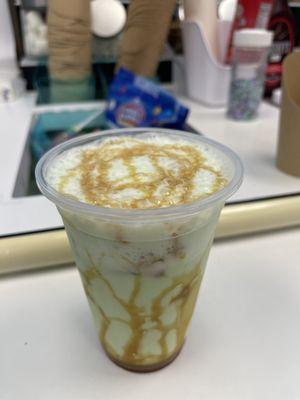 Caramel Apple Milk Tea