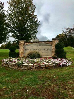 Southside Country Club Sign