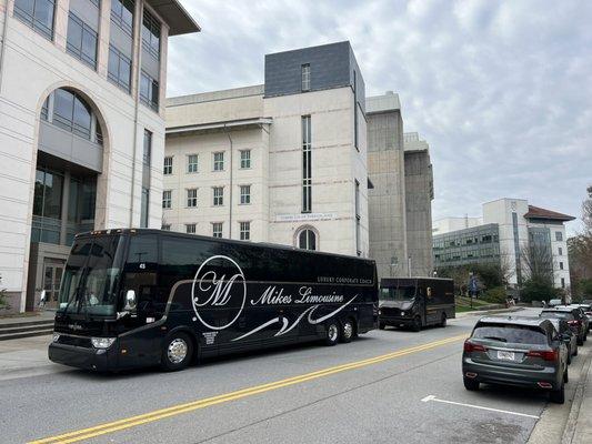 Our 56 passenger Super luggage motorcoach