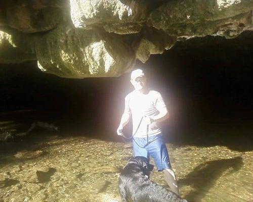 Hiking at Natural bridges