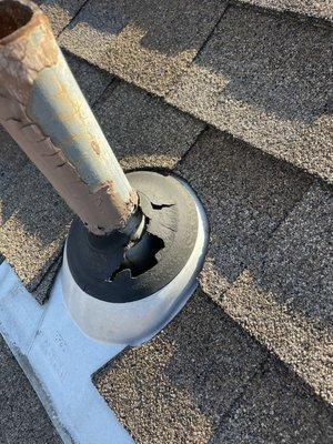 While we're offering our gutter cleaning services we are also keeping an eye out for damage and potential water entry points.