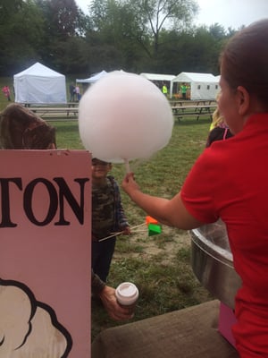 The biggest cotton candy ever!!