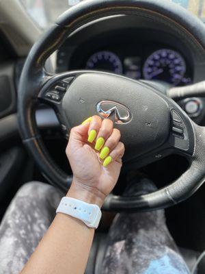 Neon yellow SNS by Vi