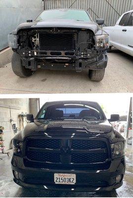 Before and After of a Dodge Ram 2500