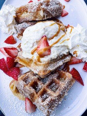 Churro waffles