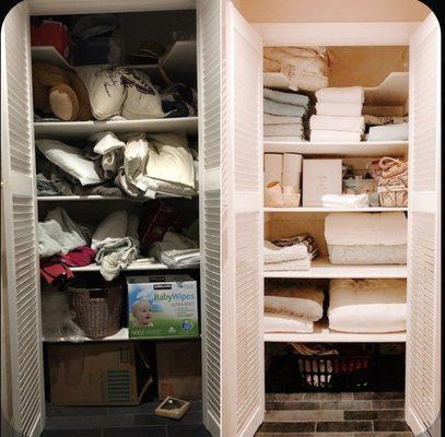 Organizacao do closet