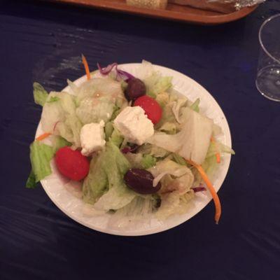 Greek salad. Not good. Skip it.