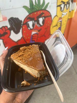 Vegan biscoff cheese cake