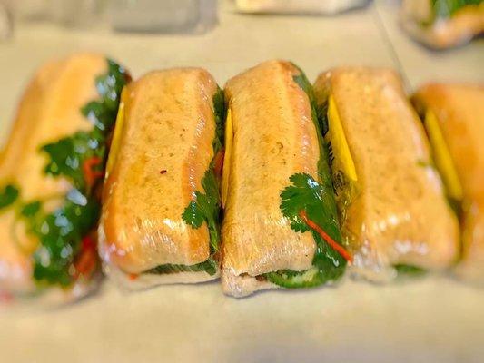 Fresh banh mi made every day!